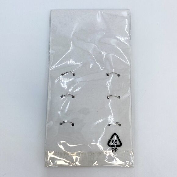 Drink Markers Set of 6 Martini Cocktail Party with Glass Beads and Metal Charms - Picture 4 of 5